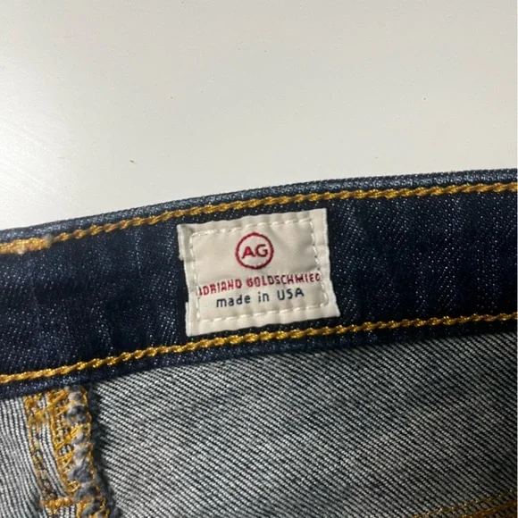 AG Adriano Goldschmied Womens Slim Straight Leg Jeans The Stevie 32R - Picture 13 of 16